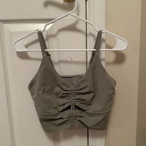 Athleta D-DD Cinch Longline Bra Sage